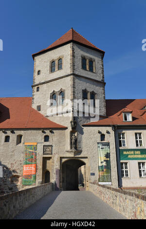 Moritzburg, Friedemann-Bach-Platz, Halle an der Saale, Sachsen-Anhalt, Deutschland Foto Stock