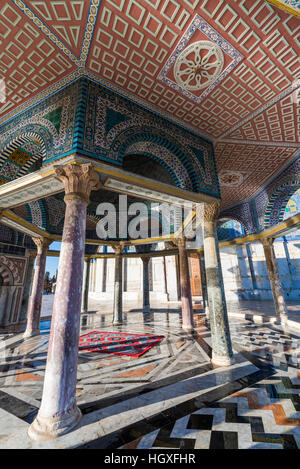 Cupola della catena, al Monte del Tempio di Gerusalemme, Asia Foto Stock