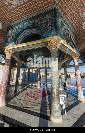 Cupola della catena, al Monte del Tempio di Gerusalemme, Asia Foto Stock