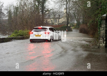 Inondazioni in Cumbria, Inghilterra, Regno Unito meteo Foto Stock