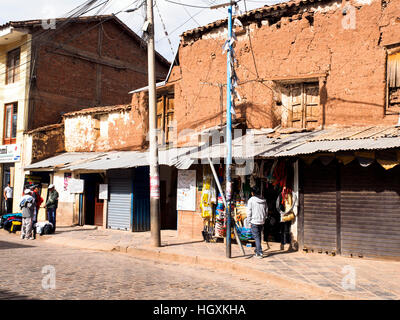 Calle Nueva street - Cuzco, Perù Foto Stock