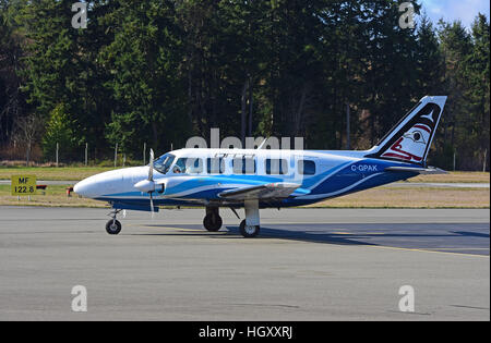 Orca Airways 1980 Piper PA-31-350 Capotribù battenti Vancouver - Qualicum - Tofino sull'Isola di Vancouver BC Canada. SCO 11,597. Foto Stock