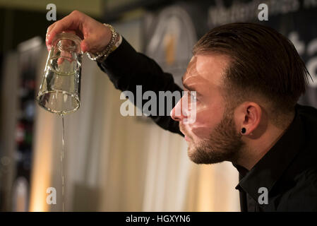 Amsterdam. 11-01-2017. Campionato olandese spillatura della birra. Foto Stock