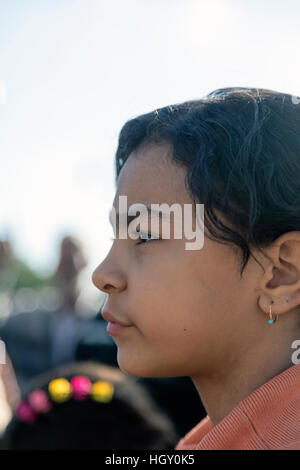 Giovane ragazza egiziana al Cairo, Egitto Foto Stock