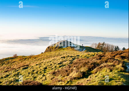 Vista dalla cima del Wrekin Foto Stock