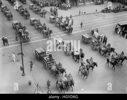 Sfilata di onorare I Guerra Mondiale Veterani, New York, New York, Stati Uniti d'America, Bain News Service, 10 Settembre 1919 Foto Stock