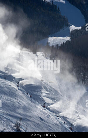 Vail Colorado - Innevamento a Vail Ski Resort Foto Stock