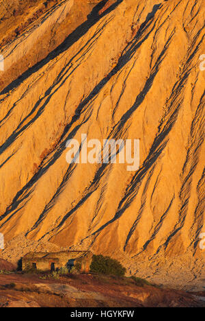 Rio Tinto miniere, nei pressi di Minas De Riotinto, provincia di Huelva, Andalusia, Spagna Foto Stock