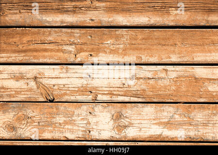 Legno marrone chiaro plance texture per progettare o come sfondo Foto Stock