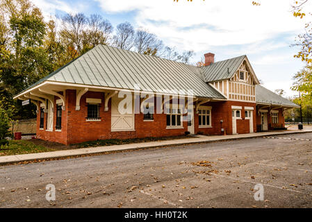 Norfolk e Western Railroad Station, Audrey Egle Drive, Shepherdstown, WV Foto Stock
