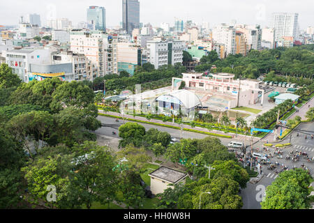 Panoramica di Saigon Vietnam Foto Stock