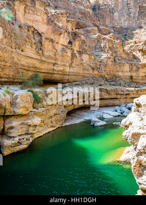 Wadi ash fusc, Oman Foto Stock