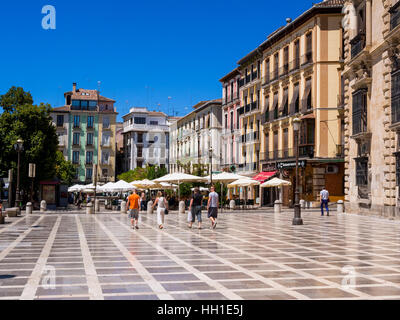 Plaza Nueva, Granada, Andalusia Foto Stock