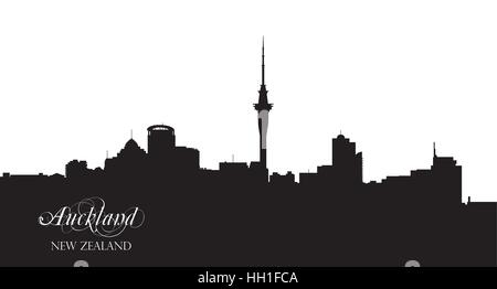 Silhouette di Auckland Illustrazione Vettoriale