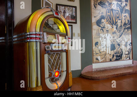 Jukebox Wurlitzer in Hotel Nacional, Havana Foto Stock
