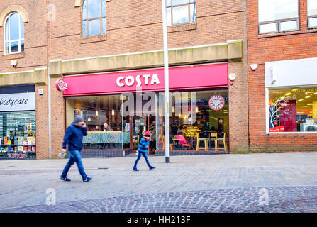 Costa Coffee Barrow in Furness Foto Stock