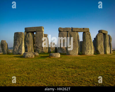 Stonehenge in Inghilterra Foto Stock