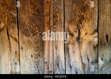 Età compresa tra una superficie di legno pieno frame Foto Stock