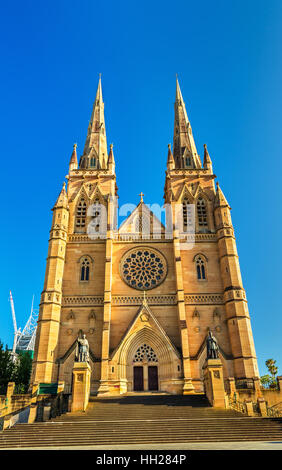 St Mary Cathedral di Sydney - Australia Foto Stock