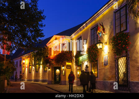 Wien, Vienna: Vino posto Grinzing; Wine bar Reinprecht nel Cobenzlgassez, 19., Wien, Austria Foto Stock