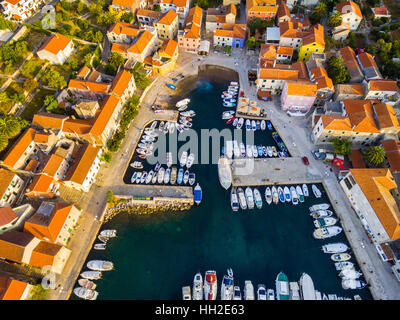 Città di Sali, Isola di Dugi otok, Adriatico, Croazia Foto Stock