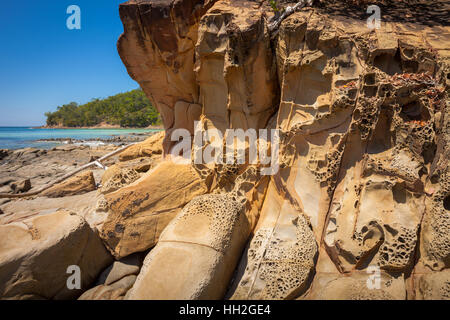 Sapi Island, off Kota Kinabalu, Malaysian Borneo Foto Stock