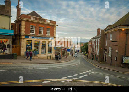 Vista delle grandi strade Malvern, Worcestershire REGNO UNITO Foto Stock