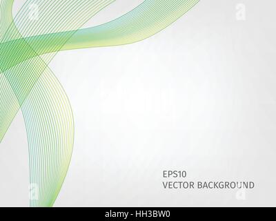 Abstract linea ondulata in background Illustrazione Vettoriale