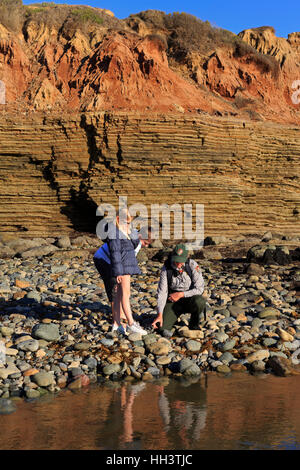 Tidepools in Cabrillo National Monument,Point Loma,San Diego, California, Stati Uniti d'America Foto Stock