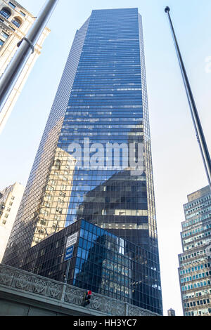 Alti edifici commerciali in Midtown Manhattan, New York Foto Stock