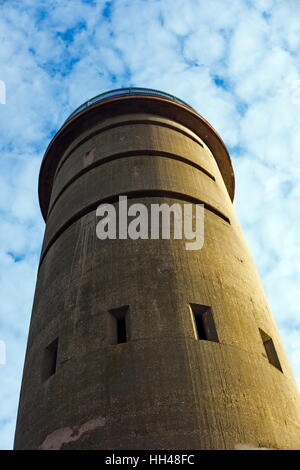 Guerra Mondiale 2 Artiglieria torre di osservazione Delaware Seashore, STATI UNITI D'AMERICA Foto Stock