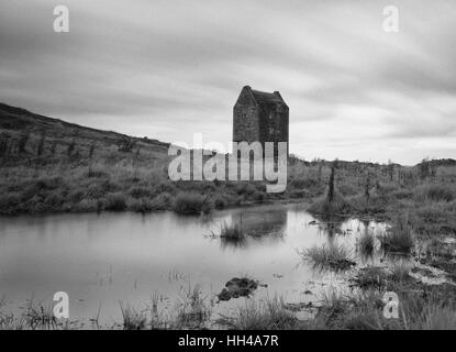 Smailholm Tower, Scottish Borders, Scotland, Regno Unito. Foto Stock