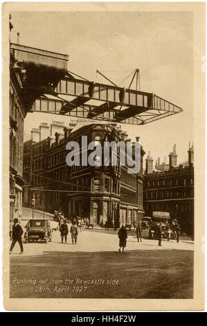 The Building of the Tyne Bridge - Newcastle-upon-Tyne (1/4) Foto Stock