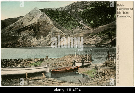 Cile - Bahia Cumberland - Isla Juan Fernandez Foto Stock