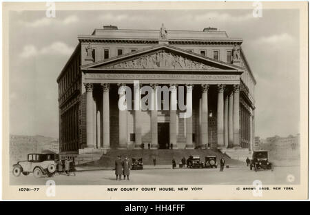 Tribunale della contea di New York Foto Stock