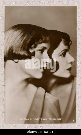 Norma e Constance Talmadge - attrici americane Foto Stock