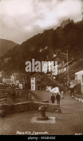 Mars Hill, Lynmouth, Devon Foto Stock