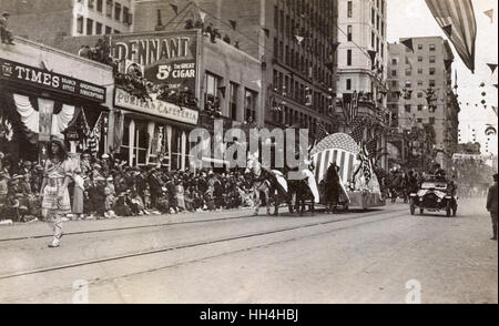 Tour della Woodrow Wilson League of Nations, USA Foto Stock