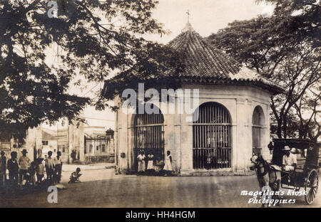 Kiosk di Magellan, Cebu City, Cebu, Filippine Foto Stock