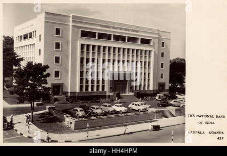 Banca Nazionale dell'India, Kampala, Uganda, Africa Orientale Foto Stock