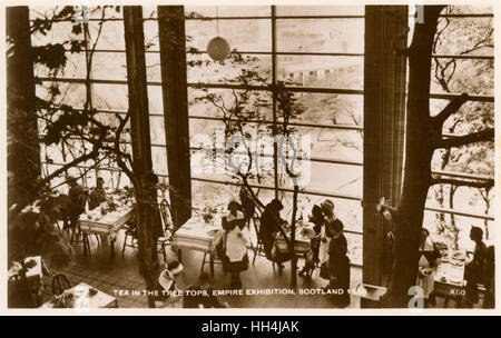 Tea in the Treetops, Empire Exhibition, Glasgow, Scozia Foto Stock