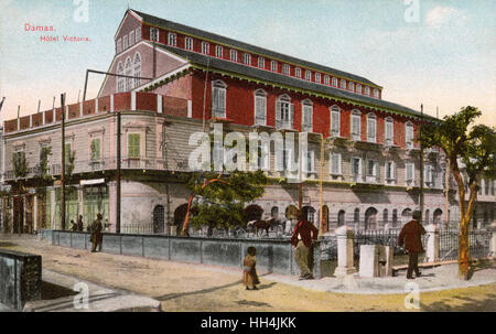 Victoria Hotel a Damasco, Siria Foto Stock