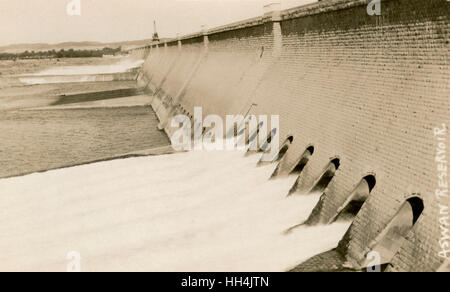 Assuan High Dam attraverso il Nilo, Egitto Foto Stock