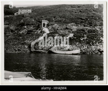 Herm, Isole del canale, Blacksmiths Cottage, la Rosiere Steps Foto Stock