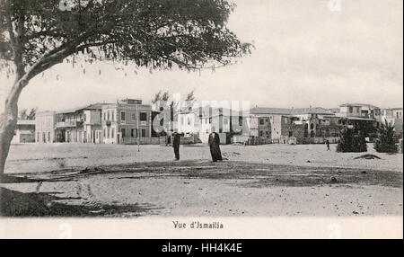 Vista su Ismailia, Egitto Foto Stock