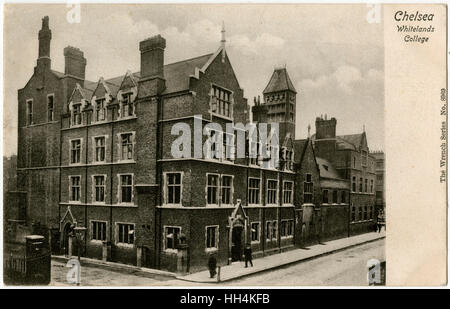 Whitelands College, King's Road, Chelsea, Londra Foto Stock