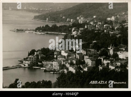 Opatija (Abbazia), Croazia sulla costa adriatica Foto Stock