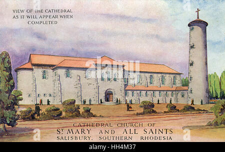 Cattedrale di Santa Maria, Salisbury, Rhodesia (Zimbabwe) Foto Stock