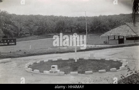 Olio Palm Estate, Calabar, Nigeria, Africa occidentale Foto Stock