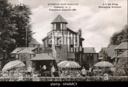 Stirrup Cup Castle, Oakdale, Long Island, New York, USA Foto Stock